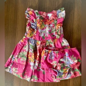 Ralph Lauren Vibrant Floral Kids Dress